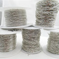 Wholesale Solid 925 Sterling Silver O Shape Cable Chain for DIY Jewelry Making Bracelet Anklet Necklace Earring Craft Supplies
