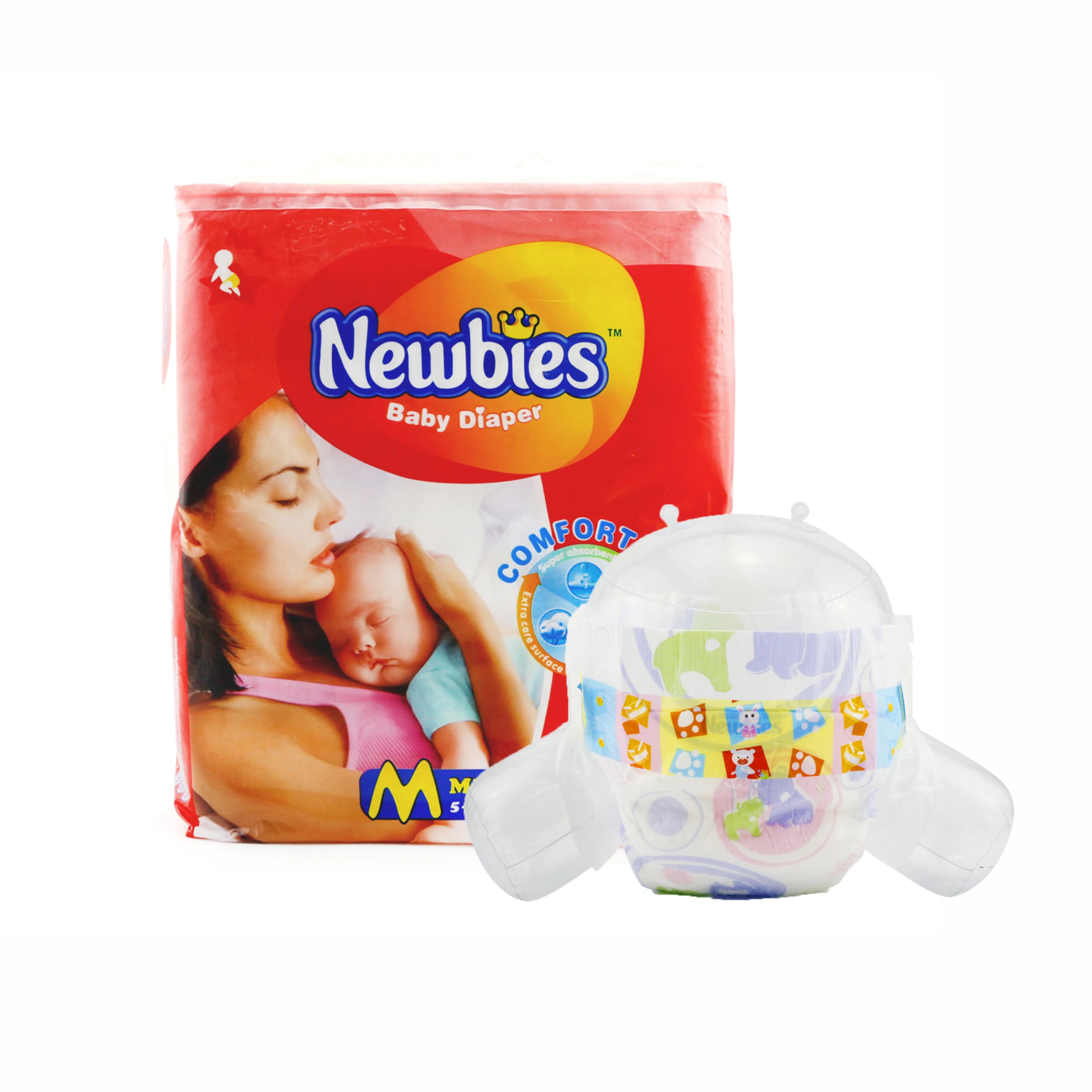 Megasoft Senior Quality Cotton Disposable Newborn Fitted Baby Diapers Pants Breathable 3D Leak Prevention Wholesale Pampering