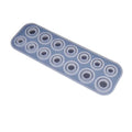 LifeTop Ring Resin Molds Silicone14 Cavity Silicone Mold with Round and Rhombic Cut Shape Jewelry Casting Molds Silicone Resin