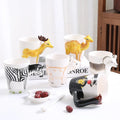 China Factory Direct Sell Cheap Price 3d Cute Animal Ceramic Mug 450ml Ceramic Coffee Mug Cup