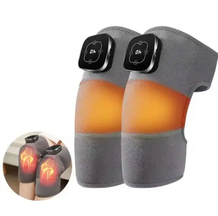 Factory Price Electronic Kneading Wraps Warn Heat 3 in 1 Knee Massager Heated Elbow Shoulder Brace EMS Knee and Elbow Massager