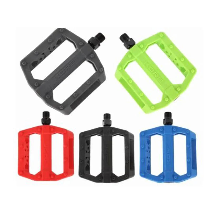 Ultralight Flat Bicycle Bike Pedals Cycling Nylon Road Bmx Mtb Pedals Anti-slip Footboard Bearing Bike Accessories MegaBDM