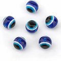 JC Crystal Hot Sale 10mm Blue Eye Beads DIY Bracelet Necklace Jewelry Round Evil Eye Resin Beads
