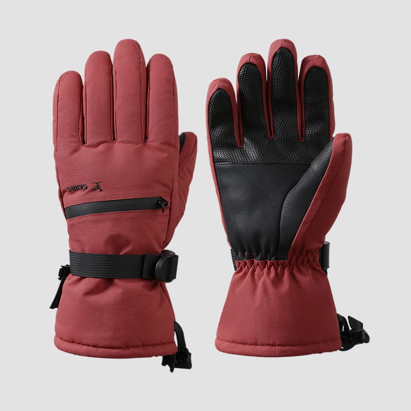 Classic  Cold Weather Thermal Insulate Touchscreen Motorcycling Cycling Snowboarding Winter Ski Gloves for Men