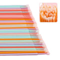 Bulk Disposable Silicone Nylon Lash Micro Bendable Microfiber Tips for Eyelash Extension Supplies Eyebrow Microblading Tools 100