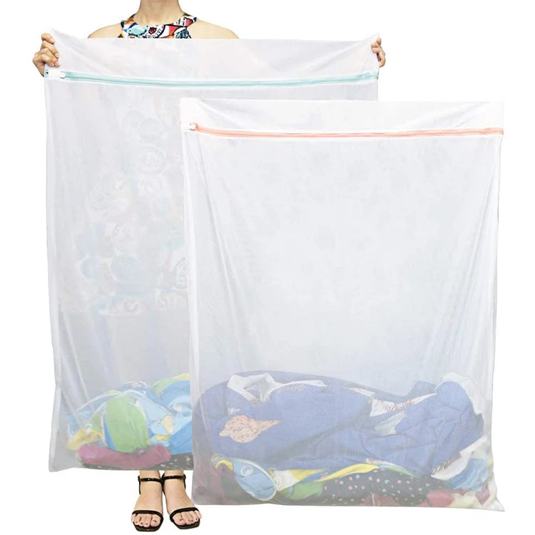 Manufacturer Reusable Wash Protection Customized Logo Mesh Laundry Bag Net