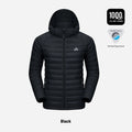 For Pelliot Men's Casual Outdoor Ultralight DWR Goose Jacket A/W 1000 Fill XL Size PERTEX Quantum Fabric Zipper for Plus Size"