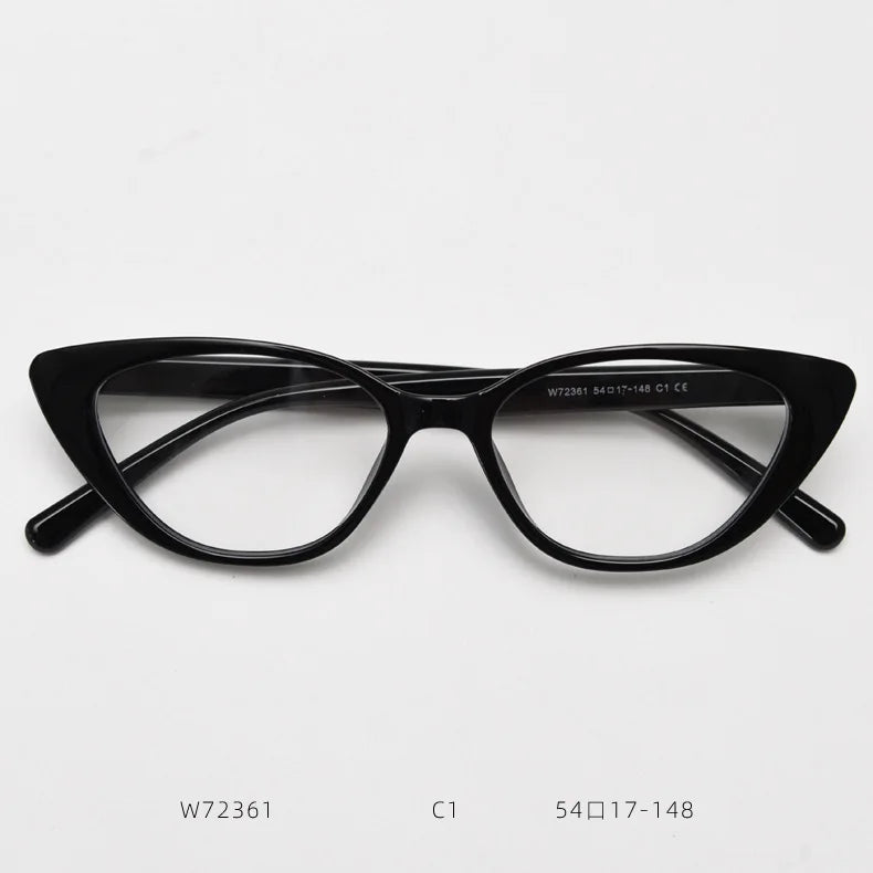 Real Picture Glasses Frame for Women Anti-Blue Ray Fashion Lady's Myopia Glasses Cat Eye Prescription Computer Glasses