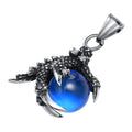 Personalized jewelry animals dragon claw necklace glass beads pendant necklace