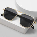 Brand Name for Men Top Ranking Male Fashion Square Women Shades Hollow Out Reasonable Price Round Double Bridge Sunglasses