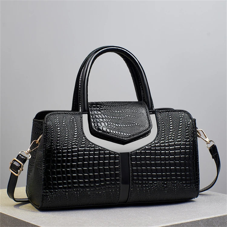 2025 Wholesale Fashion Messenger Multicoloured Faux Pu Leather Luxury Vintage Handbag for Women logo