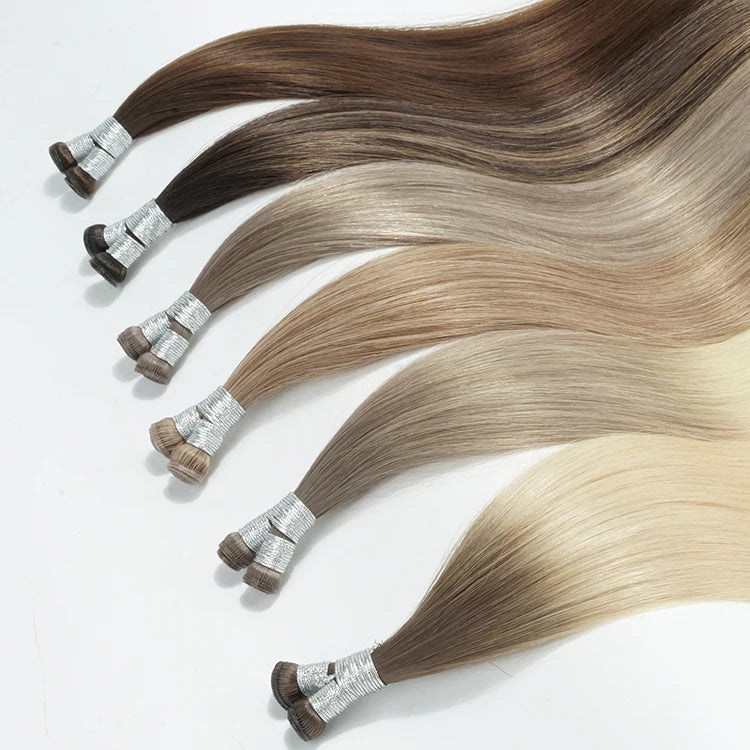 Virgin Genius Weft Hair Extensions Black 100% Brazilian Hair With Holes