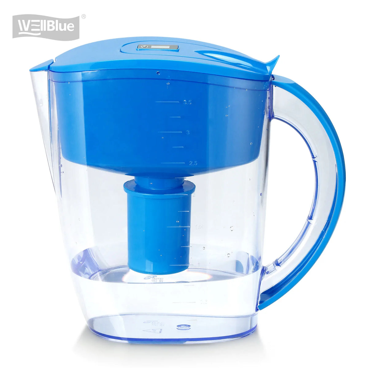 BPA Free 3.5L Alkaline Water Filter Pitcher with High PH and Low ORP MegaBDM
