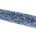 Factory Wholesale 100% Natural 3mm Faceted Tanzanite Loose Gemstone Beads for DIY Jewelry