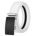 LQbelt New Men's Automatic Buckle Belt Genuine Leather Belts for Male Ratchet Belt Custom LOGO OEM Factory