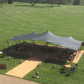 Motowin South Africa Style Freeform Bedouin Stretch Tent 4x6/8x12/10x15 Meters Waterproof Windproof Anti-UV Sun Shade for