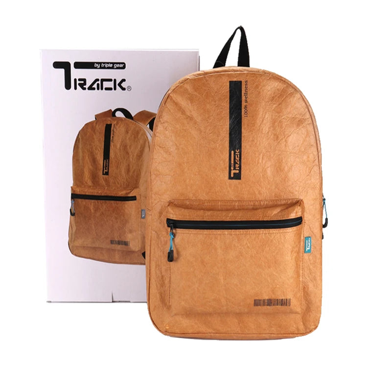Waterproof Reusable Lightness Dupont Tyvek Paper Backpack Eco-friendly Recycle Kraft Paper Backpack Coated Tyvek Backpack