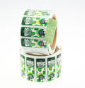 Custom Private Double Sided Sticker Waterproof Vinyl logo Label Bottle Packaging Stickers