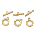 Stainless Steel Twisted Rope Toggle OT Clasp DIY Jewelry Making Crafts Necklaces Hooks Connectors Ladies Accessories