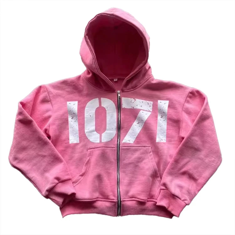 Wholesale Blank Zip Hoodies Custom High Quality 100% Cotton Screen Printed Boxy French Terry Print Embroidery Cropped Zip Hoodie