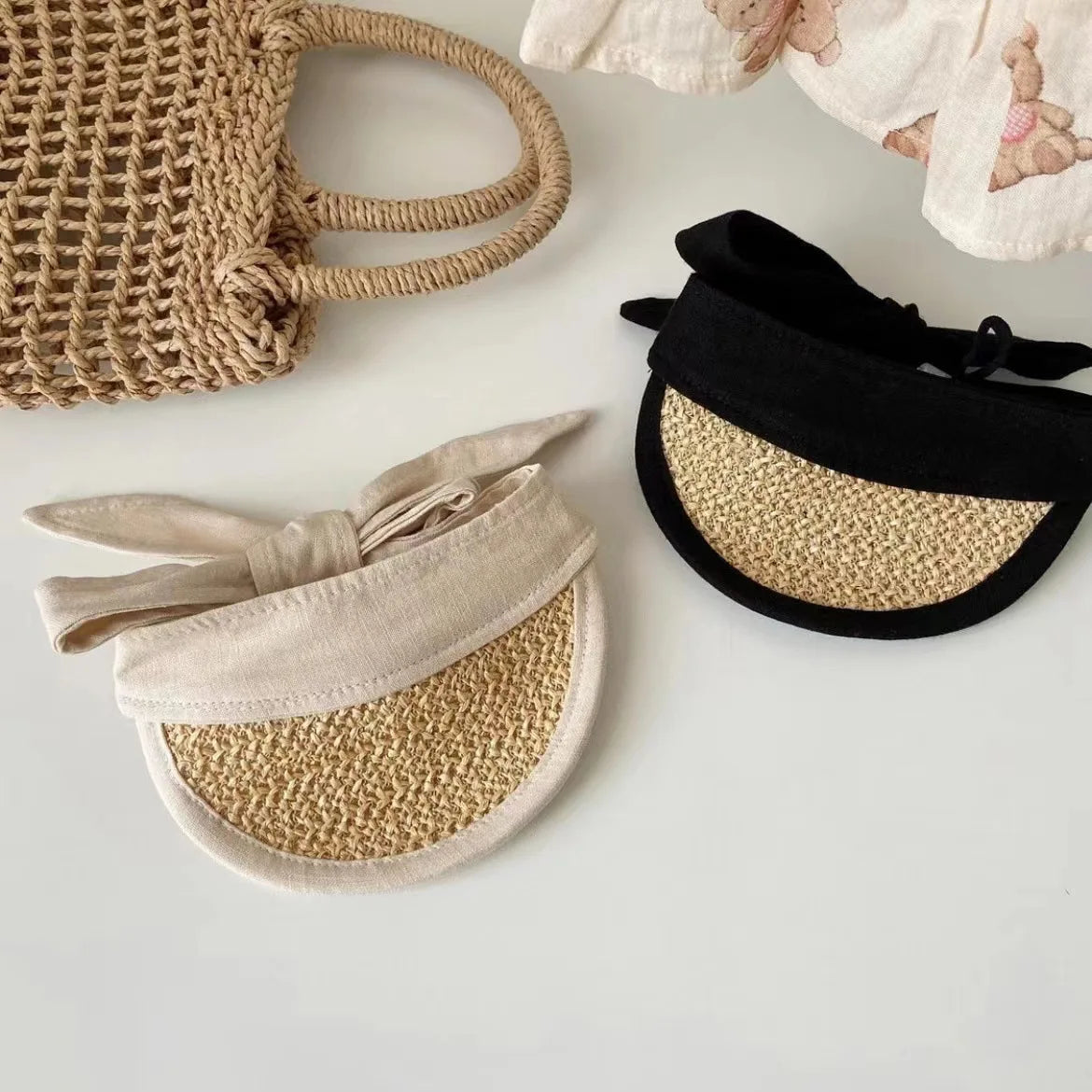 Pretty Dog Hat Sun Protection Visor Hat Pastoral Style Pet Accessories