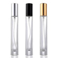 10ml Transparent Portable Glass Perfume Bottle Travel Sample Spray Bottle Small Fine Mist Spray Bottle with 13mm Crimping Spray