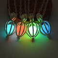SC Popular Creative Luminous Stone Pendant Necklace Friendship Couple Necklace Gift Fashion Glow in the Dark Necklace for Girls