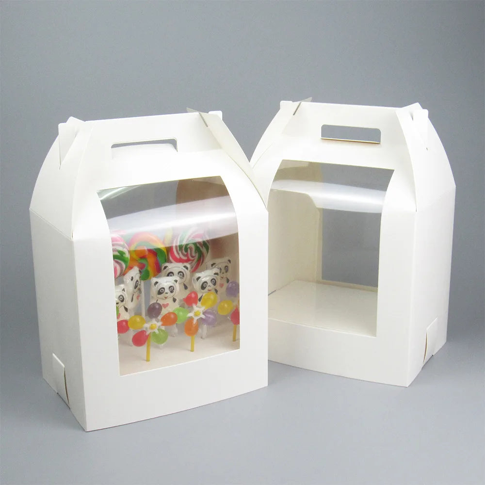 New Lollipop Packaging Paper Box Chocolate Display Lollipop Snack Packaging Box With Portable
