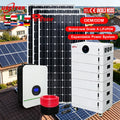 Stock 48V 15kWh 300Ah Lithium Lifepo4 IP65 Hybrid Grid Solar Panel Battery System with CAN Communication for Home Use