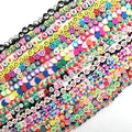 10mm Clay Spacer Beads Diy Colorful Polymer Clay Beads Strand for Jewelry