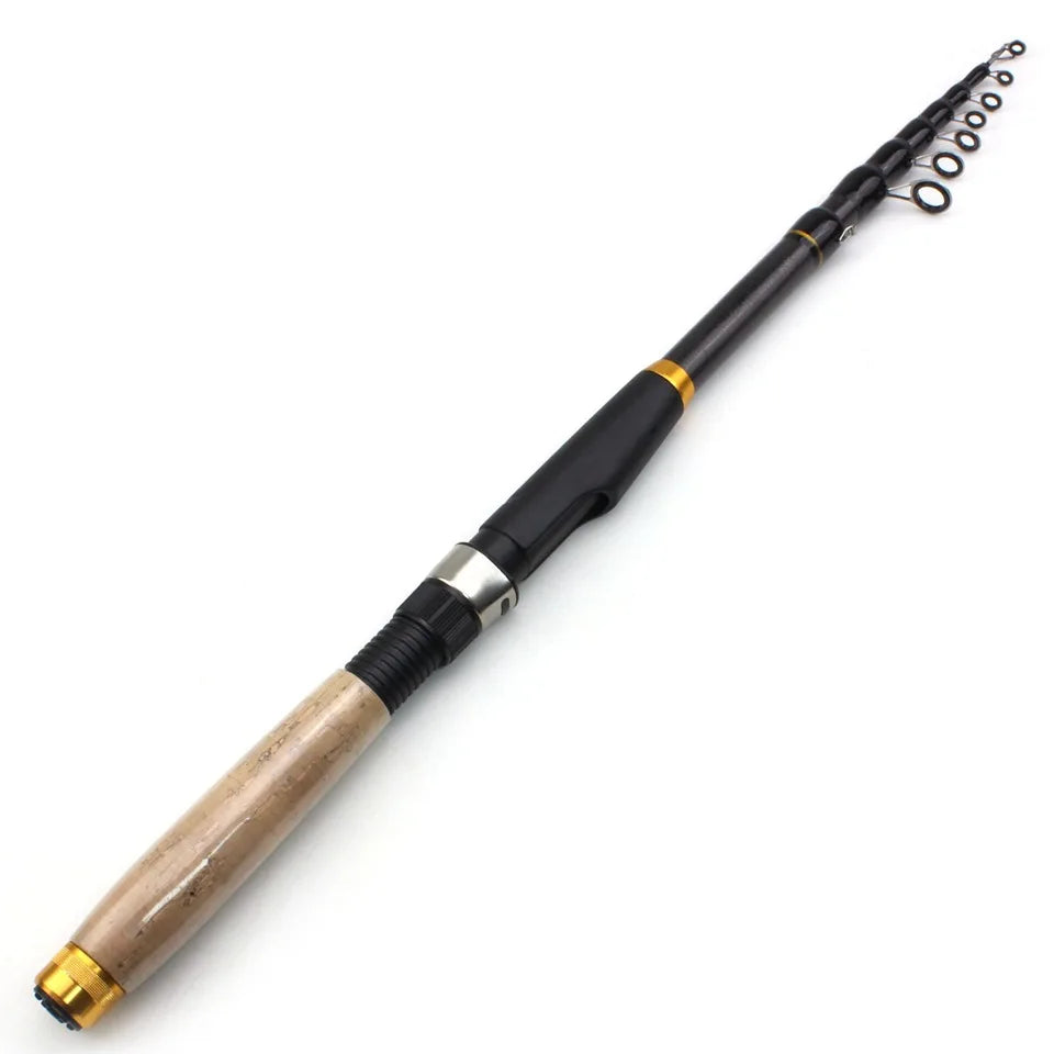 Glass 2.1m 2.4m 2.7m 3.0m 3.6m Telescopic Spinning Pole Carp Fishing Rod
