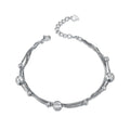 Fast Delivery S925 Lady Bracelets Cable Chain Bracelet 925 Silver Bracelets
