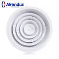 ZENGO CD-RA Round Ceiling Diffuser Spiral Duct air Conditioning Ventilation Aluminium Supply Adjustable Vent Covers Damper
