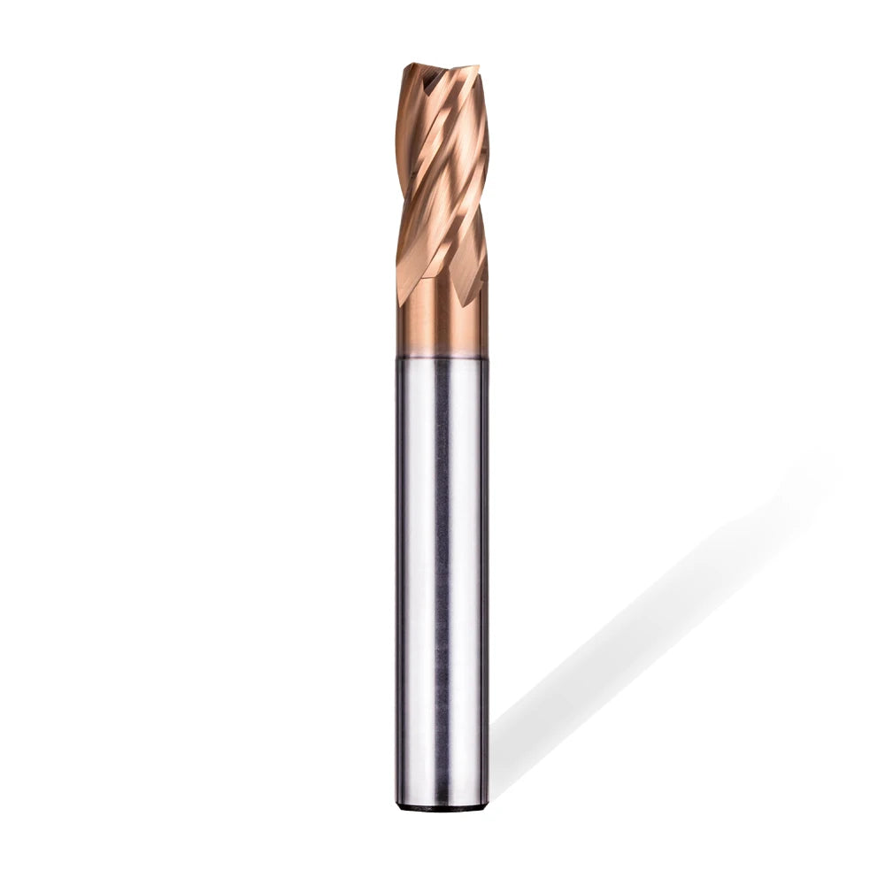 Hot Sale H-S4 4-Flute Square End Milling Cutter Carbide TiAlCrSiN Coated HRC 60HRC 30 Degree Helix Angle Hardened