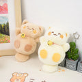 Cute Plush Keychain Bag Charms Pendant Grab Machine Doll Wholesale Plush Doll Lucky Cat Keychain Lucky Kitty Stuffed Animal Toys