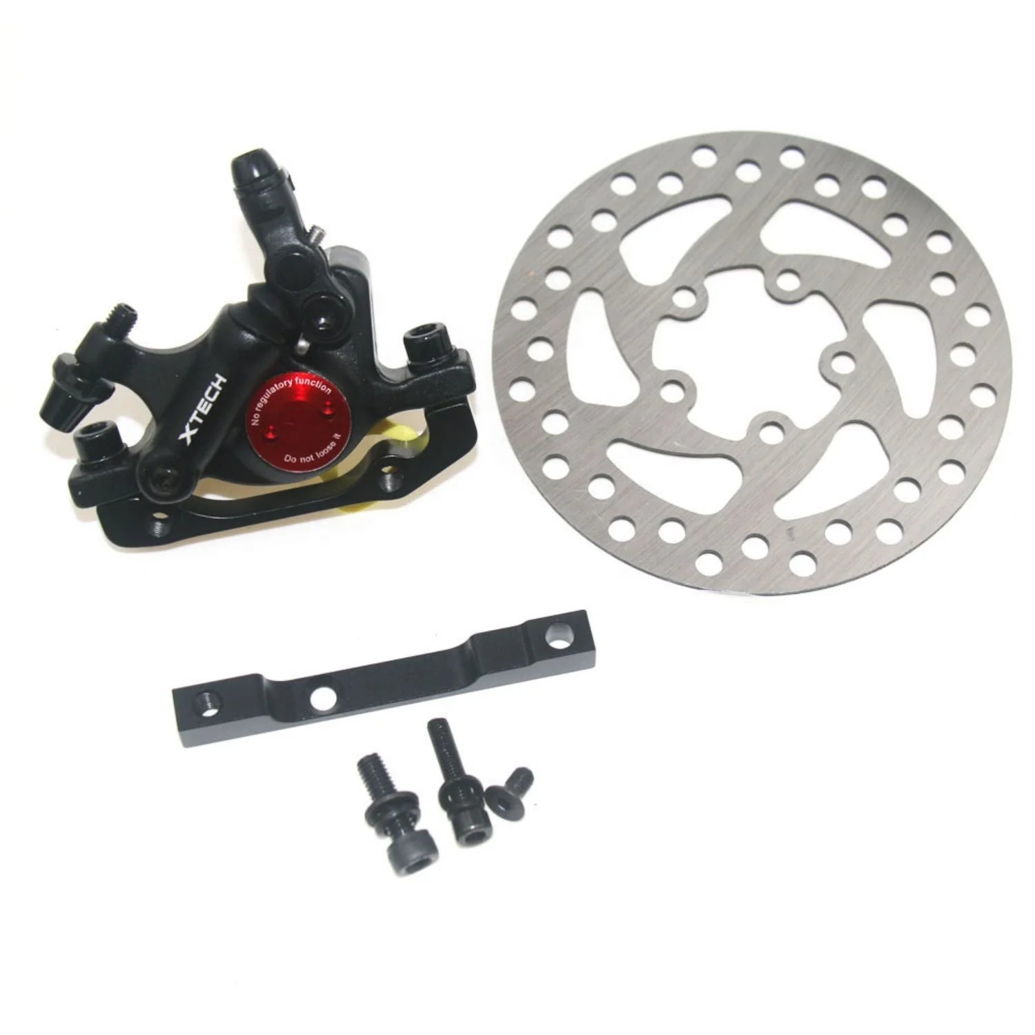 Xtech Hydraulic Disc Brake with 120mm Brake Disc Rotor and Adapter for Refitting Xiaomi M365 and Pro Electric Scooter