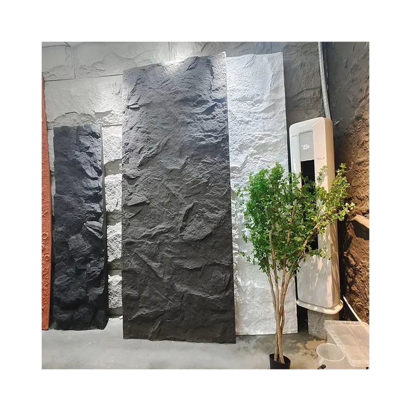 Enhance Your Walls with Big Slab Lightweight Modern PU Stone Wall Cladding