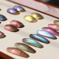 Private Label 8 Colors Chameleon Nail Magnetic Pigment Galaxy Cat Eye Nail Art Powder