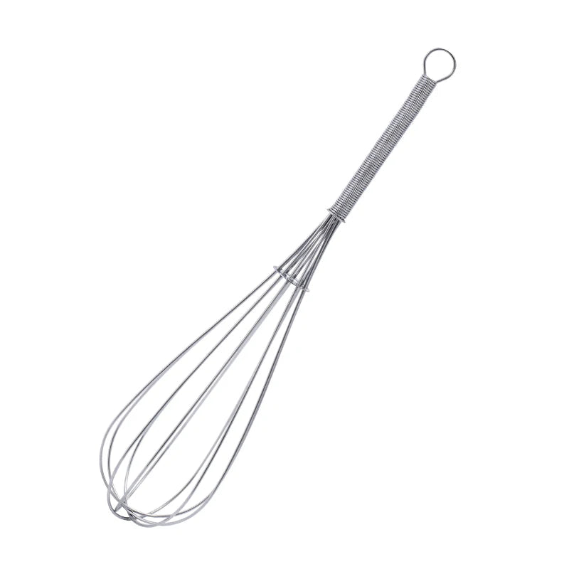 10 Inch Eco-Friendly Stainless Steel Wire Whisk for Kitchen Cooking Baking Beating and Blending Durable Metal Egg Beaters
