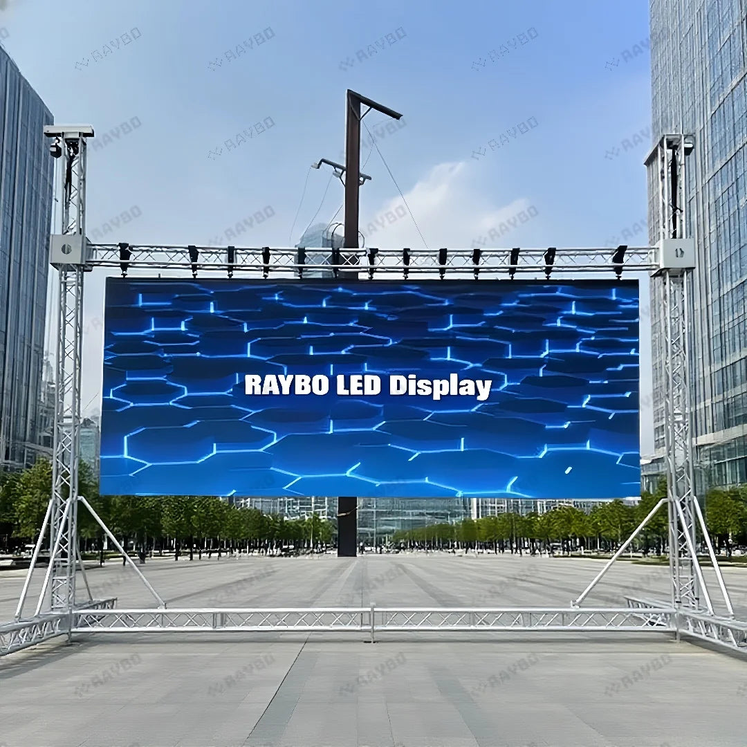 RAYBO Outdoor Rental OptiFlex Series HD LED Video Wall P3.91 for Outdoor Events Live Performances and Stage Backdrops