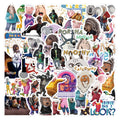 50PCS USA funny comedy inspirational movie decals for kids gift animals music party sing 2 sticker