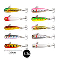 WEIHE 3.5cm 2.4g 10 Colors Artificial Pencil Hard Lure Sinking Trout Fishing Bait With Treble Hook