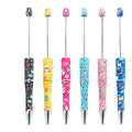 Europe's Hot Selling DIY Color Plastic for Beadable Ball Pen Sports Style 1.0mm Office School Kids Gift for Students Nurses