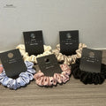 Fashionable Solid Color Small Satin Elastic Hair Scrunchies Ponytail Hair Ties for Women Girls Hair Accessories