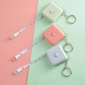 Free Shipping square Shape Mini Tape Measure 1.5 Meter Retractable Measuring Tape Sewing Tailor Tape Measure