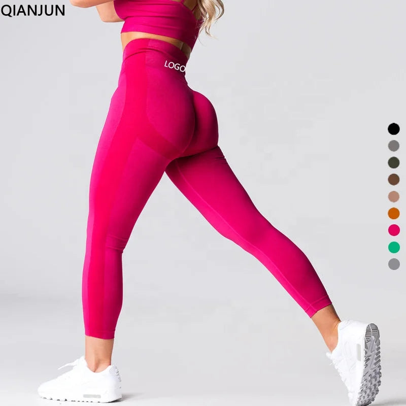 Hot Sale Workout Leggings Sport Pants for Women Fitness Gym Seamless High Waist Yoga Pants Leggings for Women