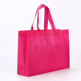 Promotional Ultrasonic Nonwoven Fabric Eco Bags Reusable Shopping Non Woven Grocery Bags