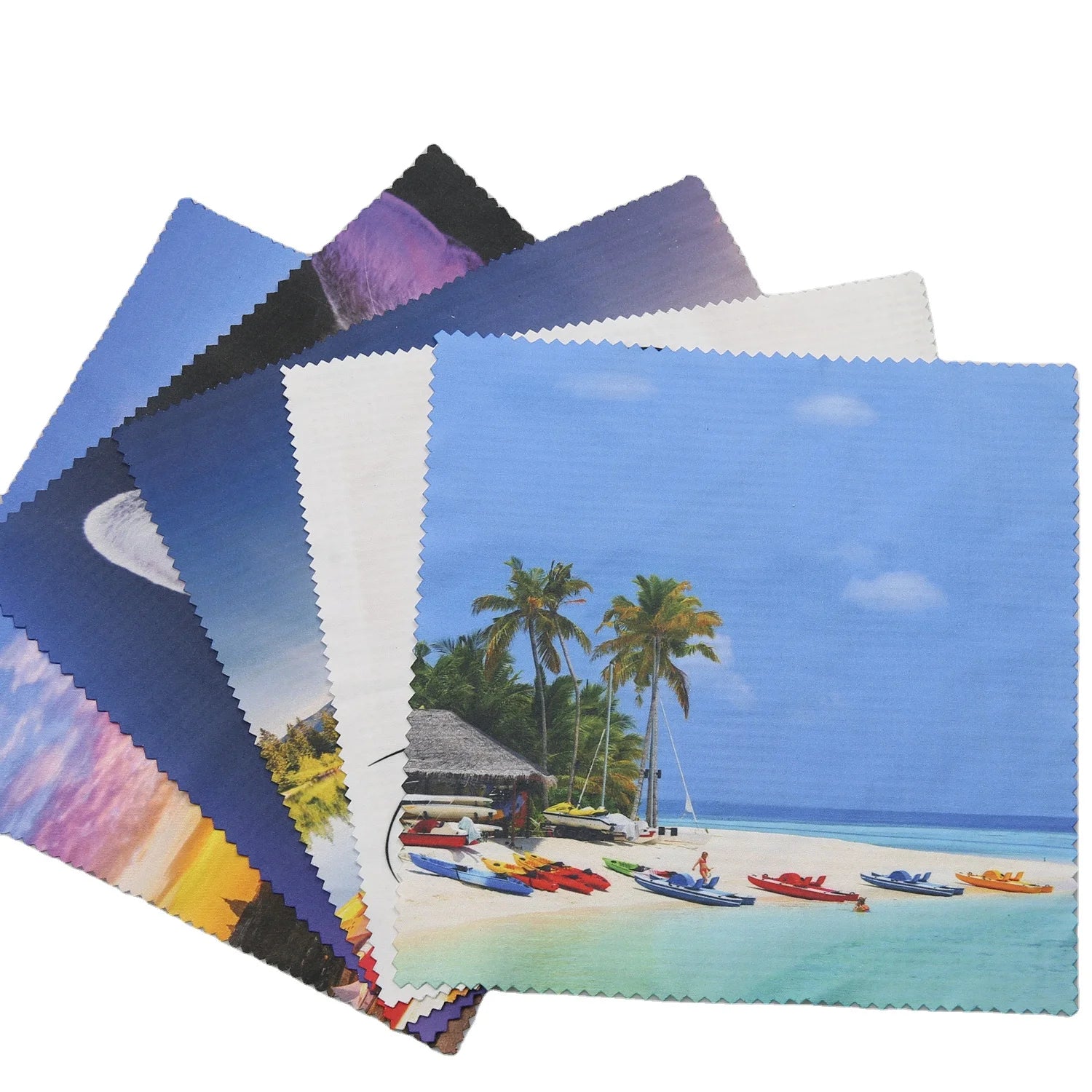 Personalized Custom Print Bulk Microfiber Glasses Cleaning Cloth Piano Wipes Harmonica Cleaning Cloth
