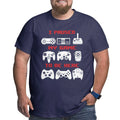 Free Sample Men's Plus Size Stock Plus Size XXXXXL 10XL T-Shirt Heavyweight 230grams Oversized Cotton Tshirt