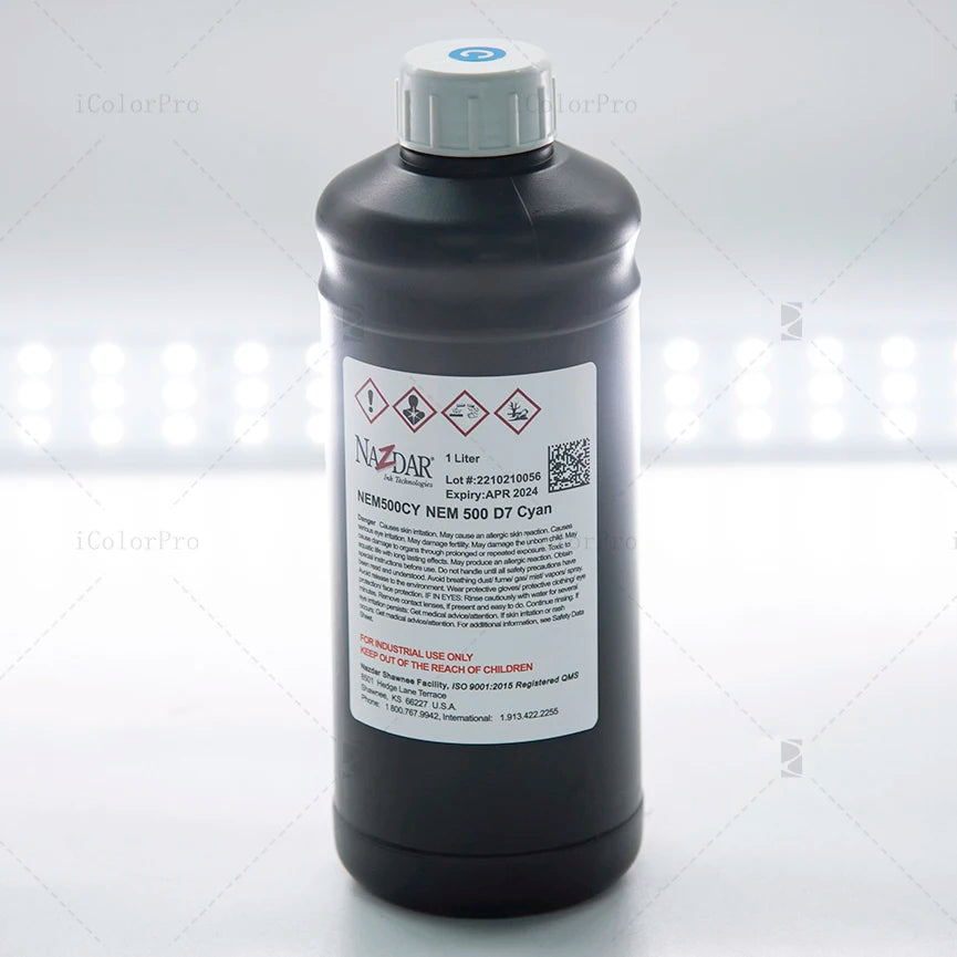 Original Import NaZdar UV Printing INK for Ricoh Gen5i GH2220 XAAR1201 Epson DX5 DX7 I3200 U1 Printhead